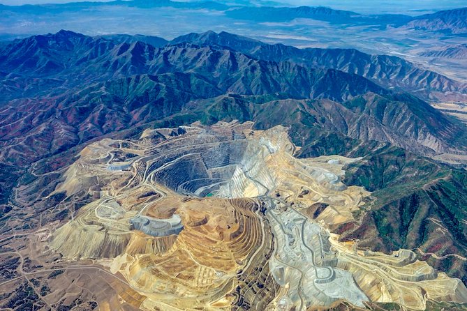 Bingham Canyon kobbermine nær Salt Lake City, Utah