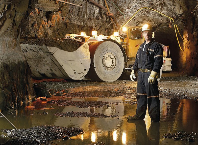 Nikkelmine ved Sudbury, Canada